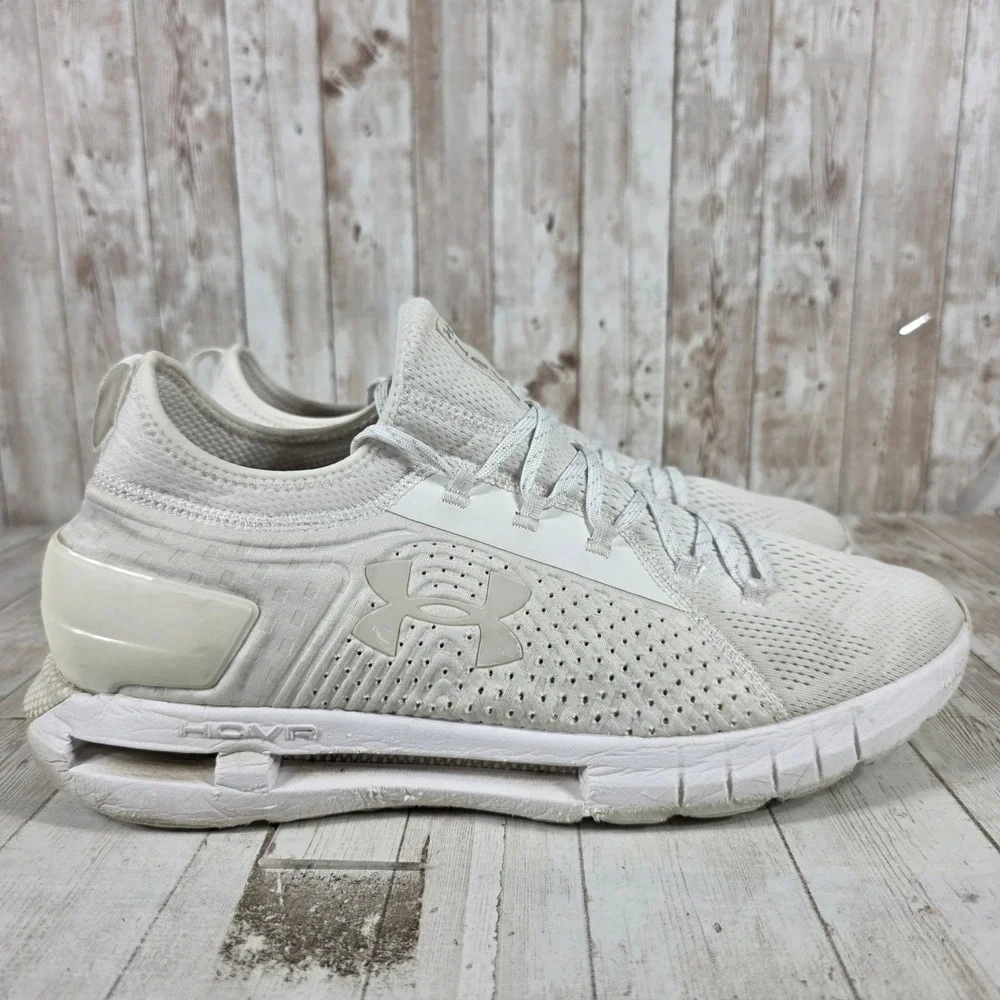 Under Armour HOVR Phantom White Bluetooth Running Shoes Mens‎ 13 3021587-102